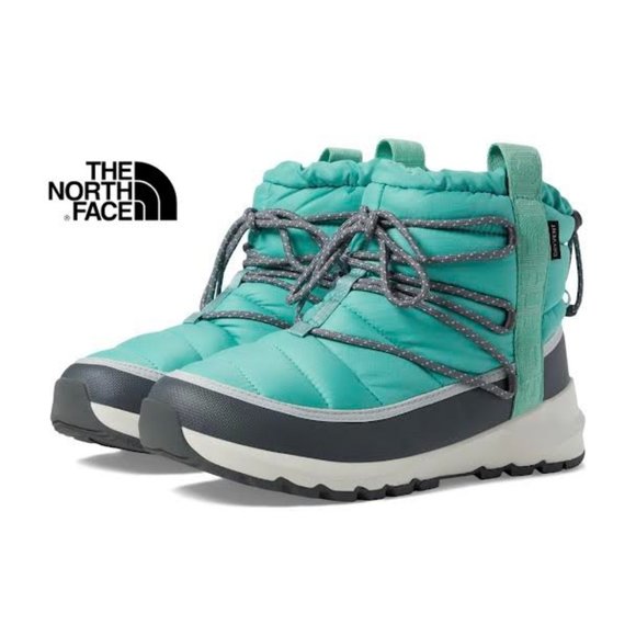 NIB $145 THE NORTH FACE Women 8 ThermoBall Lace Up Slip On Boots Winter Shoes - Picture 1 of 9